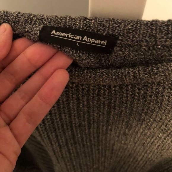 american apparel grey sweater - Picture 2 of 2